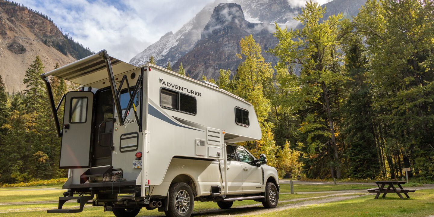 Adventurer Camper in Yoho National Park, British Columbia.